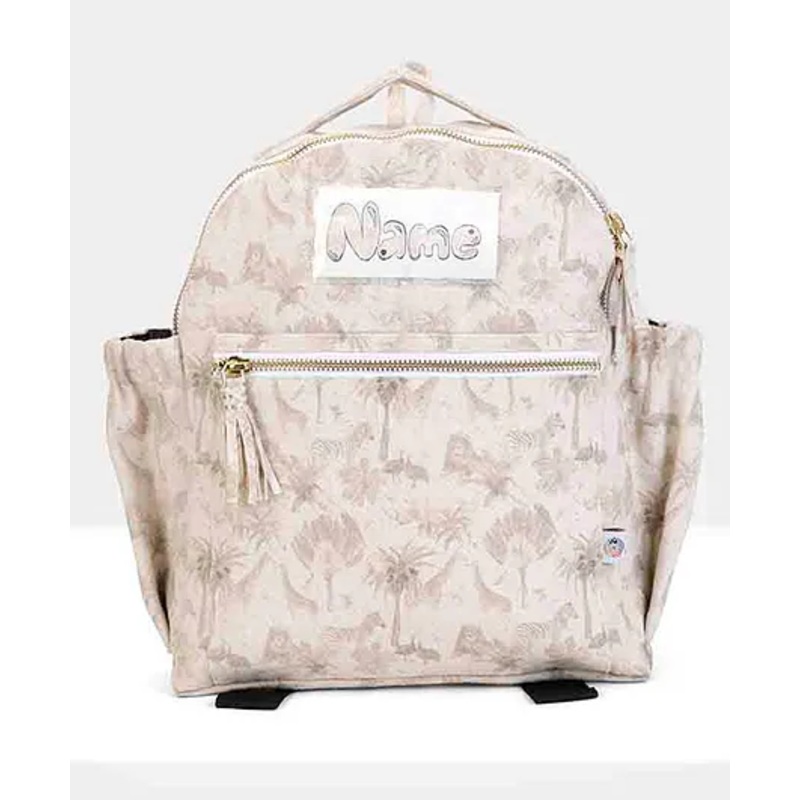 Mi Dulce An’ya Organic Safari printed back-pack