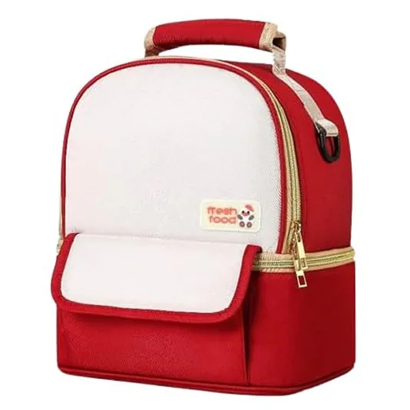 Winnies Waterproof Diaper Backpack For Mothers Travel, Multi Function Nappy Bags – Red