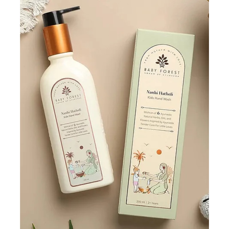 Baby Forest Nanhi Hatheli | Kids Handwash | Ayurvedic, Natural, Gentle – 200 ml