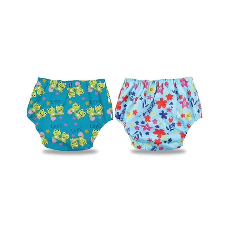 Chinmay Kids Baby Swim Diaper Waterproof Reusable Leakproof Adjustable Infant Pool Pant Boys And Girls Swim Diaper- Green Blue