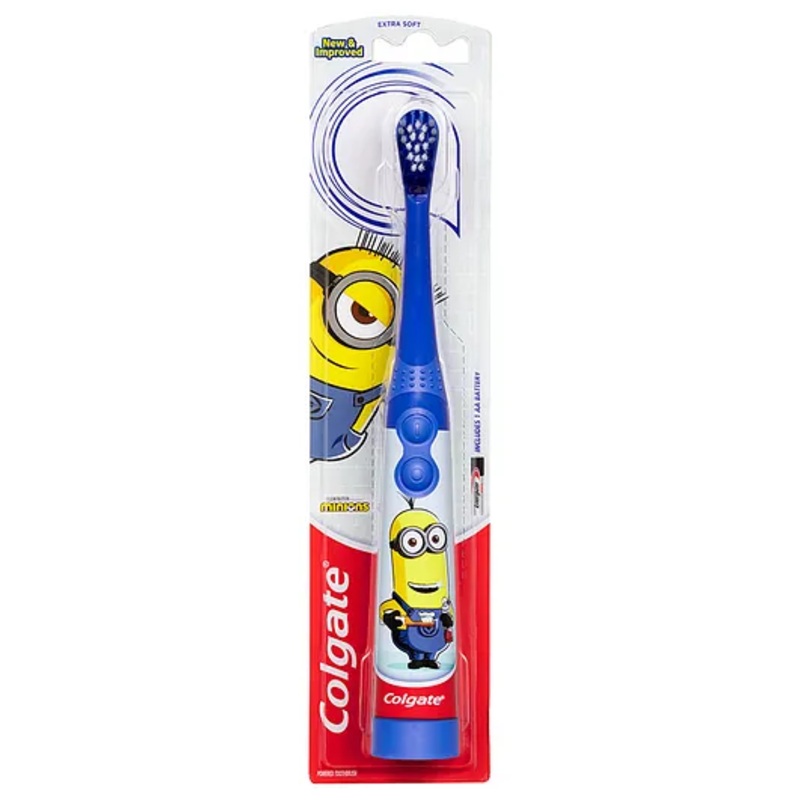 Colgate Kids Minions Battery Powered Toothbrush – 1 pc (Color May Vary)