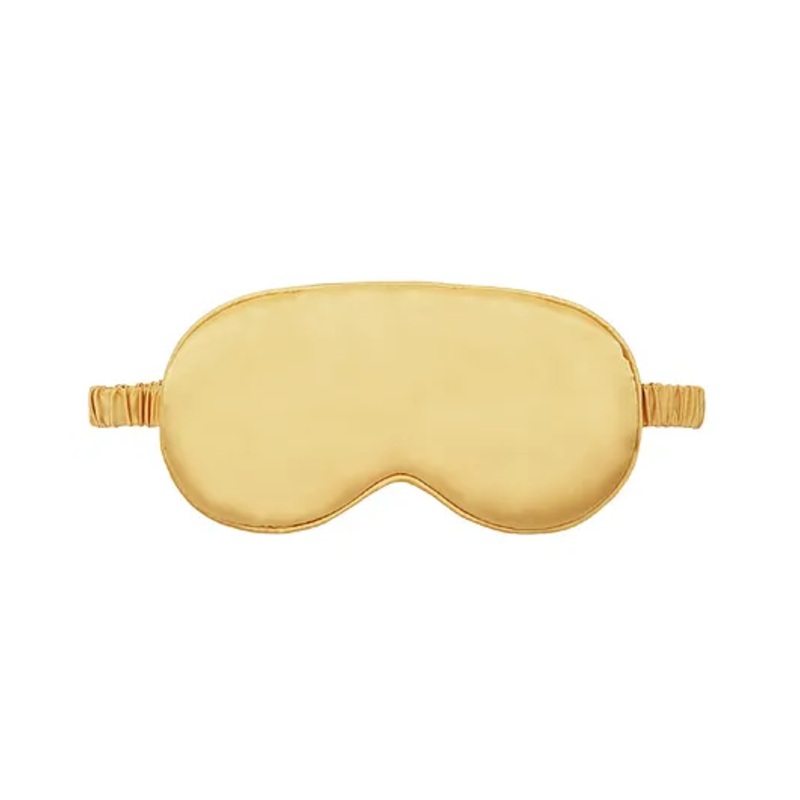 Jenna Silk Plain Sleeping Eye Mask – Gold