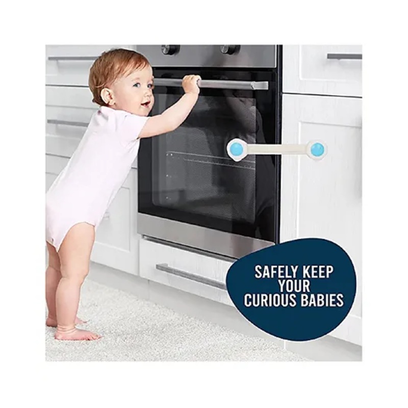 MIHAR ESSENTIALS  Baby Safety Locks With Adjustable Straps Pack of 12 – (Colour May Vary)