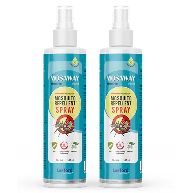 MOSAWAY Mosquito Repellent Spray for 8+ hours Protection Pack of 2  (100 ml)
