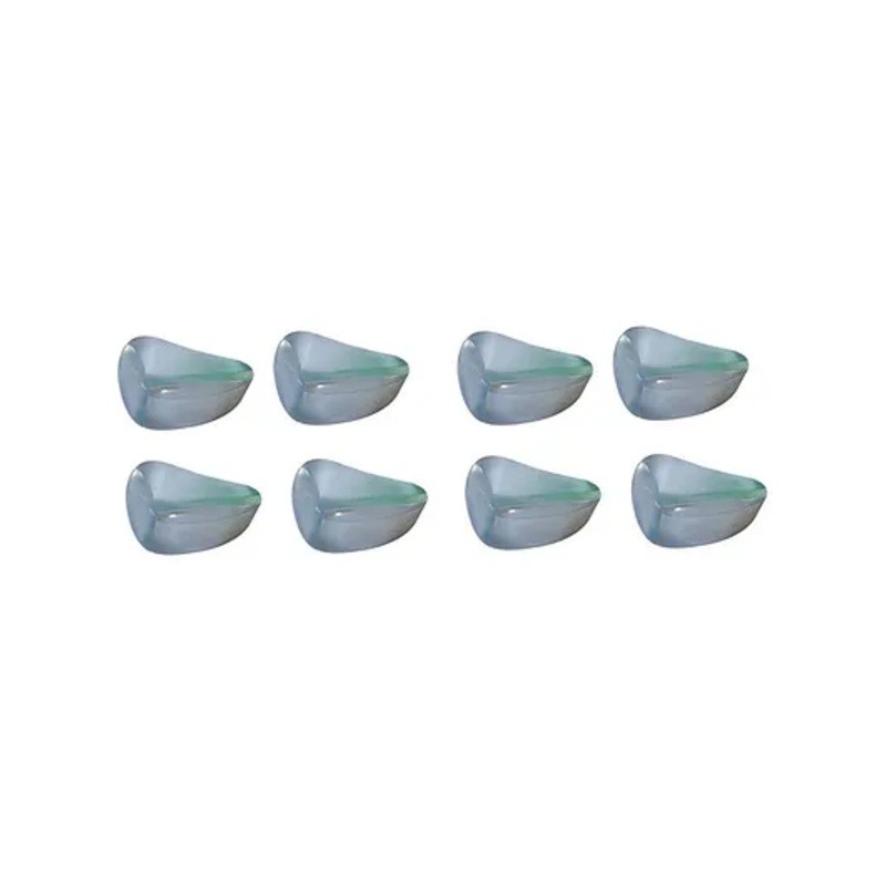 Safe-O-Kid High Quality Tear Drop Corner Caps Transparent – Pack of 8