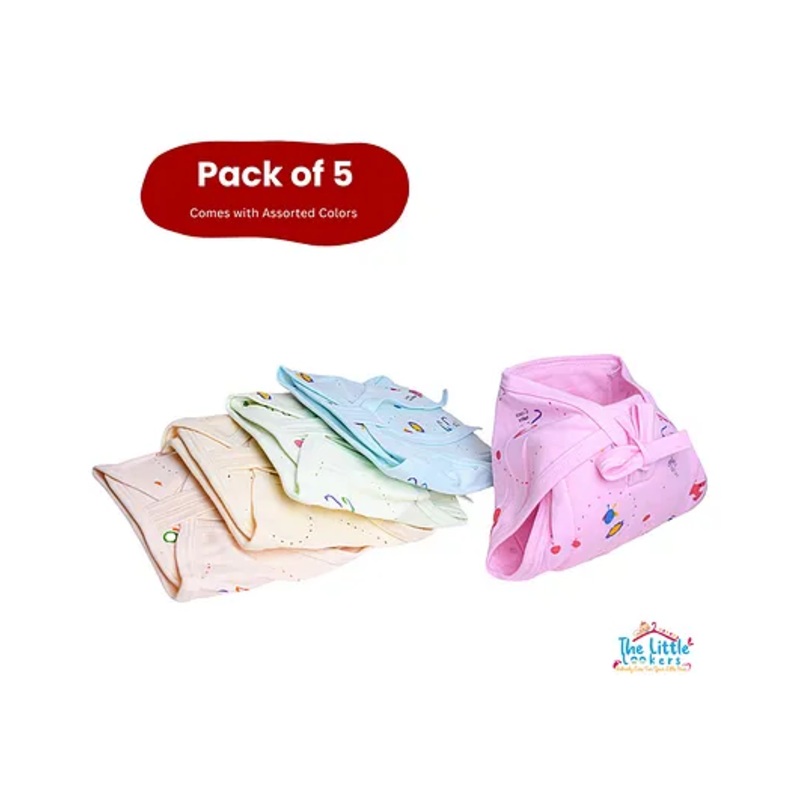 The Little Lookers Reusable Cloth Diaper Pack Of 5 – Multicolor