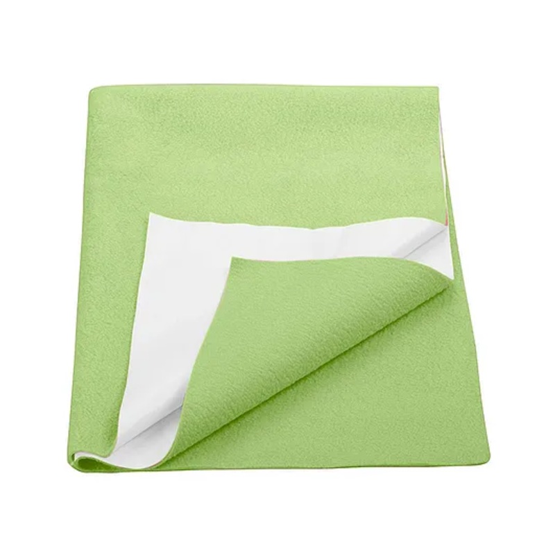 Trance Home Linen Dry Bed Protector Sheet for Kids- Pista
