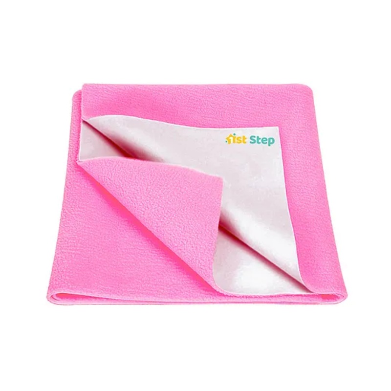 1st Step Dry Extra Absorbent Bed Protector Sheet Large – Pink