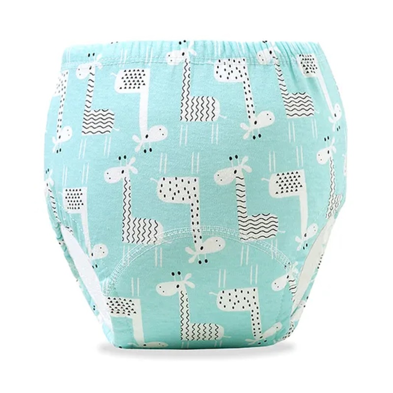 Bembika Babies Cotton Potty Training Pants Giraffe Printed Large – Blue