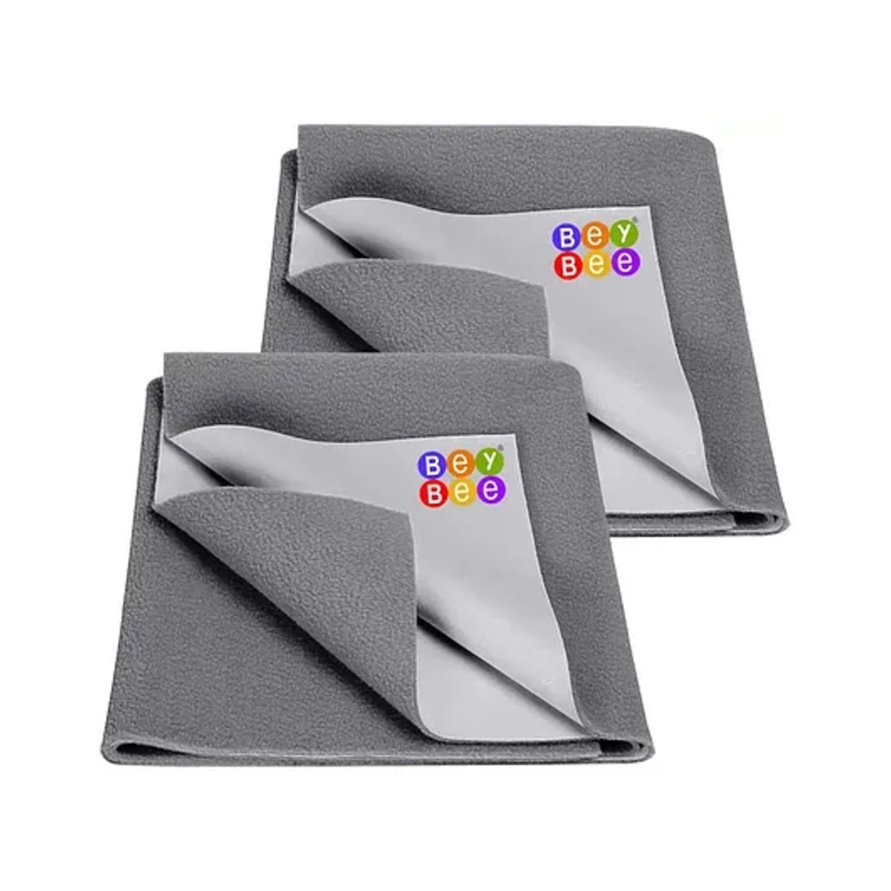 BeyBee Cotton Baby Bed Protecting Mat Large – Grey