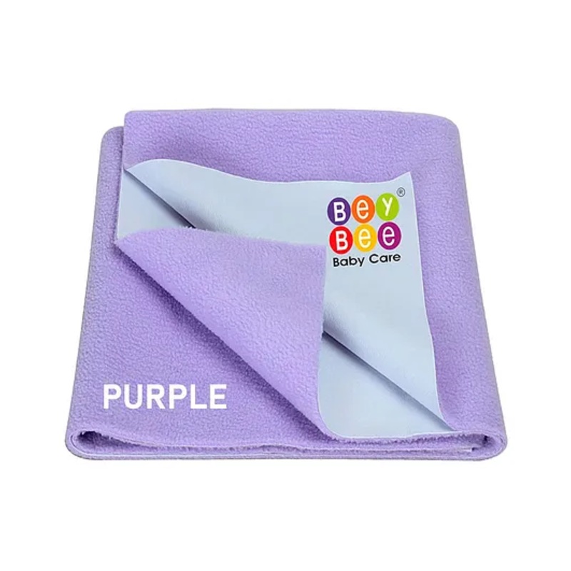 BeyBee Cotton Baby Bed Protecting Mat Medium – Violet Purple