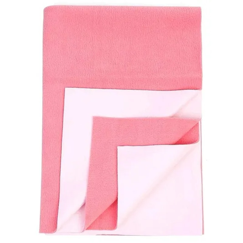 Elementary Smart Dry Waterproof Small Bed Protector Sheet – Salmon Rose