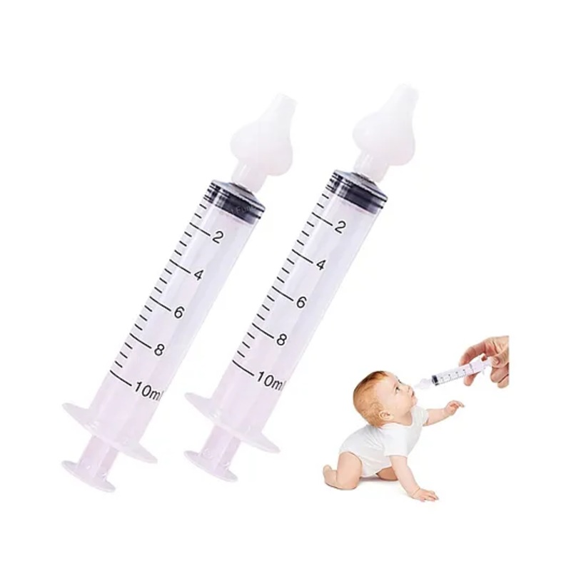 FunBlast Nasal Syringe for Babies  Set of 2 Pcs White