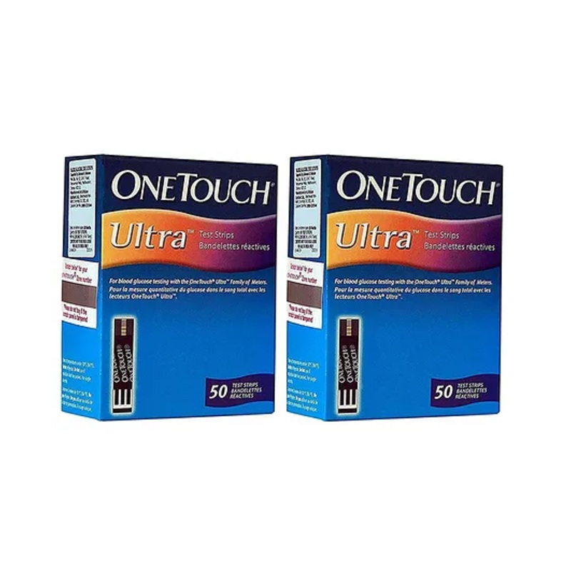 OneTouch Ultra Test Strips 50 Pieces Each Test Strips – Pack of 2