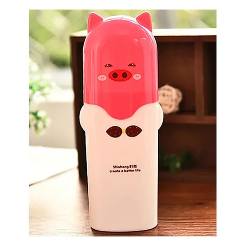 Ortis Kiddo The Character Hood Antibacterial Oral Care Storage Case Pack of 1 (Colour & Print May Vary)