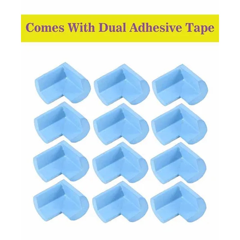 Syga L Shape Corner Edge Guard Pack of 12 – Blue