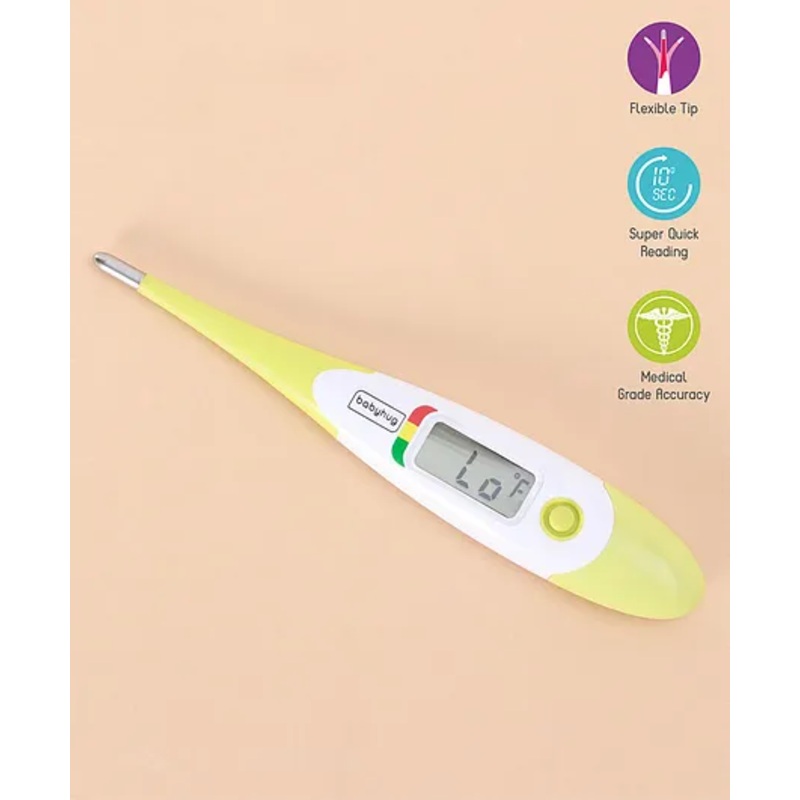 Babyhug Flexi Digital Thermometer – Yellow