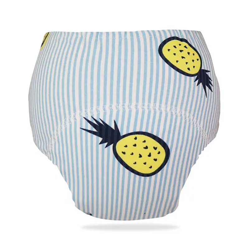 Bembika Babies Cotton Potty Training Pants Blue Pineapple  Printed Medium Size – Multicolor