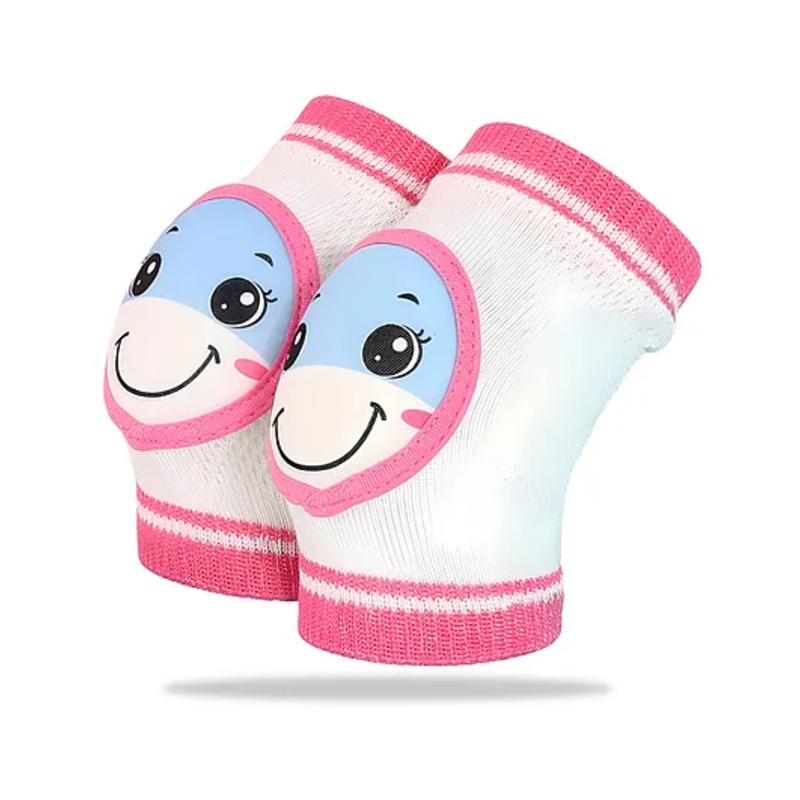 Bembika Baby Kneepad for Crawling – Cute Fish Pink