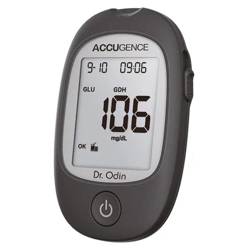 Dr. Odin Accugence Gluco Meter (Kit) Black