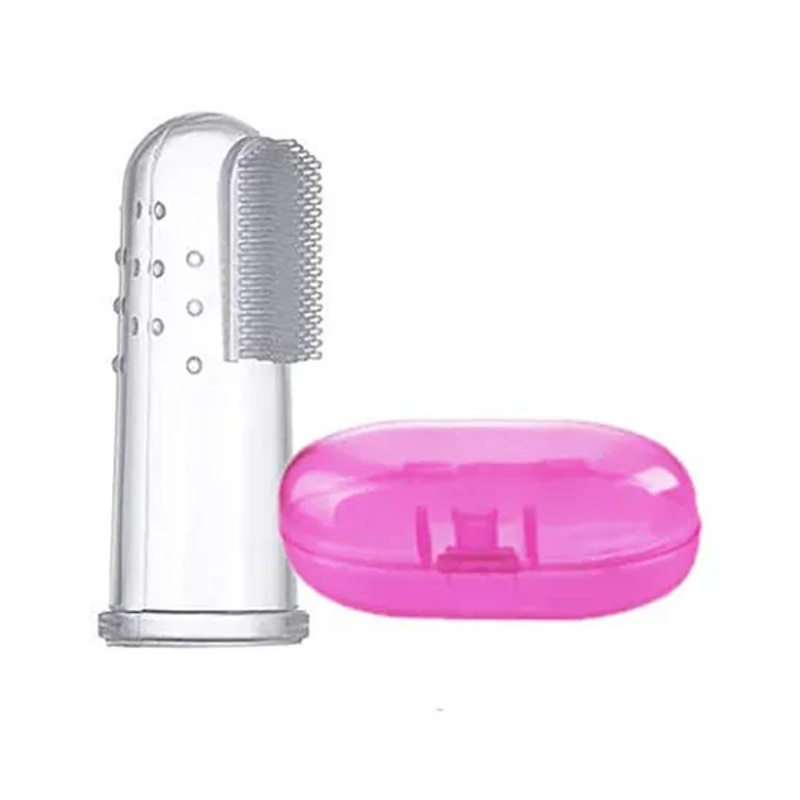 Kritiu Silicone Figure Brush With Case – Pink
