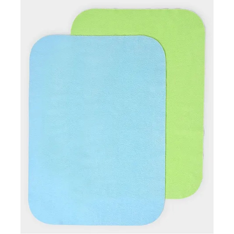 Mi Arcus Solid Mattress Protector with TPU Lamination for 0-24 Months, 70×50 cm – Multicolor Pack of 2