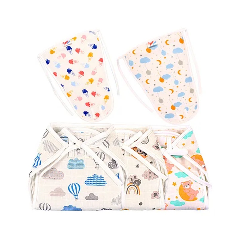 MOM CARE Muslin Cloth Nappies For Newborn Baby  Cotton Langots  0-6 Months