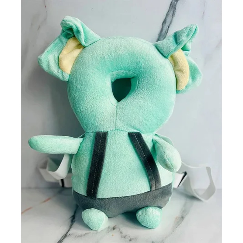 Numum Cushion Toddler Head Protection Backpack Baby Drop Pillow with Knee Pads&Anti-Slip Socks- (Green Head Protector) ( color and design may vary)