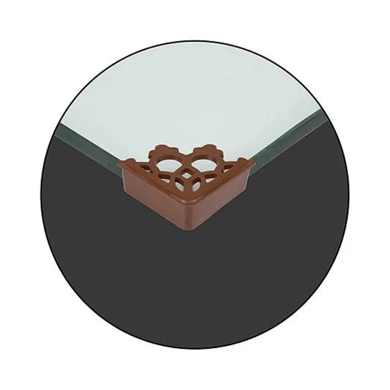 Safe-O-Kid Designer Large Corner Cushions Pack of 12 – Brown