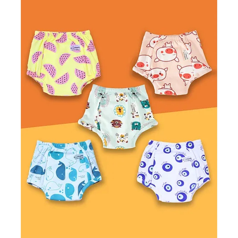 Snugkins Potty Training Pants for Kids. (Size 3, Fits 3-4 Years) – Pack 5