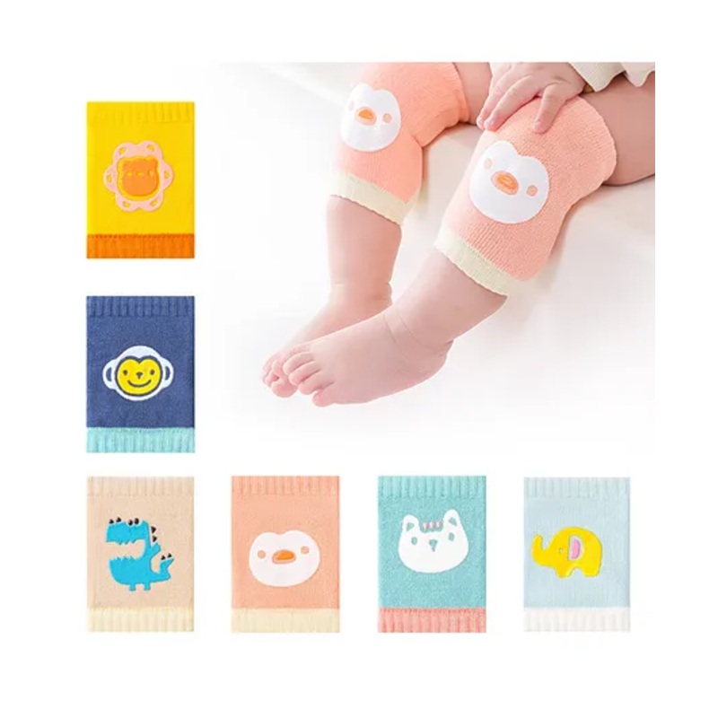 SYGA Pack of 6 Cotton Knee Pads – Multicolor