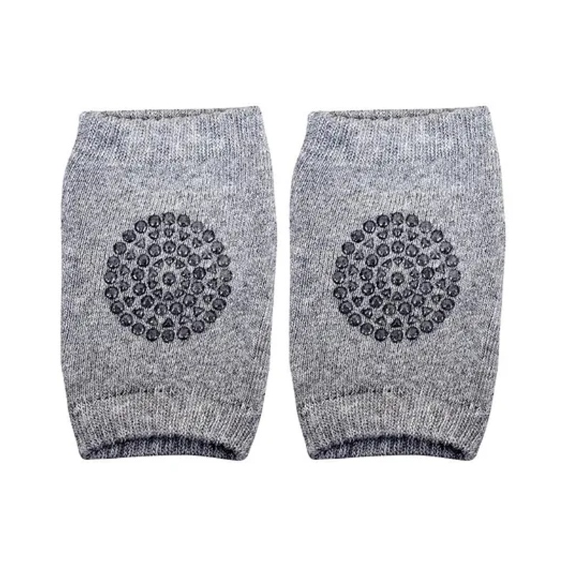 The Little Lookers Anti Slip Padded Baby Knee Pad – Grey