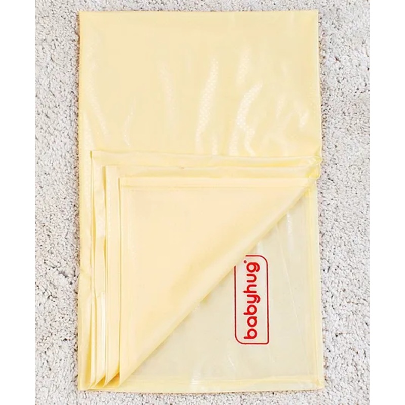 Babyhug Plastic Sheet Large Size  – Yellow