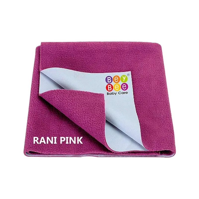 Bey Bee Reusable Absorbent Waterproof Mattress Bed Protector Double Bed Extra Large Size – Dark Pink