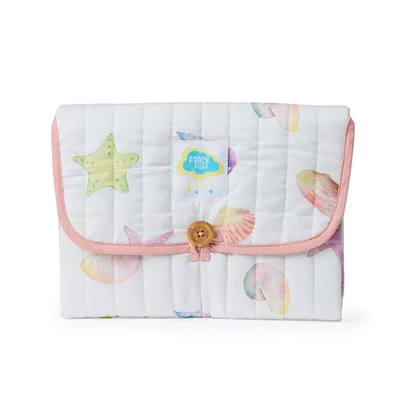 Fancy Fluff Organic Portable Changing Mat – Sea Fantasy