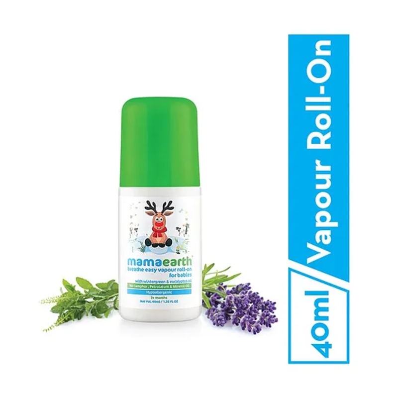 mamaearth Natural Breathe Easy Vapour Roll-On – 40 ml