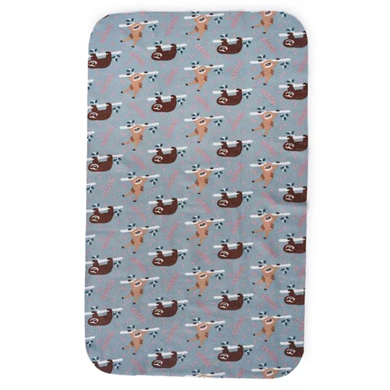 Mi Arcus Printed Water-Resistant Mattress Protector with TPU Lamination, 0-24 Months, Blue, 100×60 cm