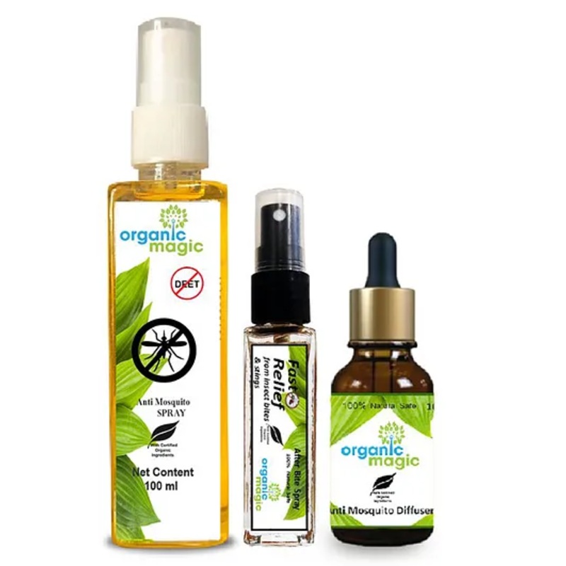 Organic Magic Mosquito Repellent Products – Pack of 3
