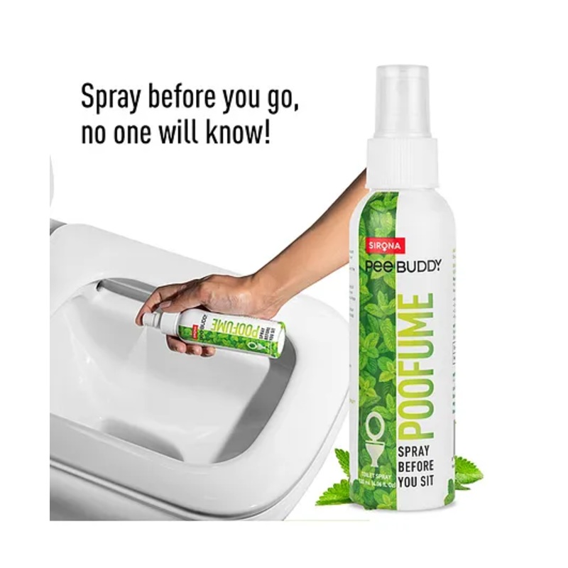 PeeBuddy PooFume Toilet Seat Sanitizer Spray Before You Sit – 120 ml