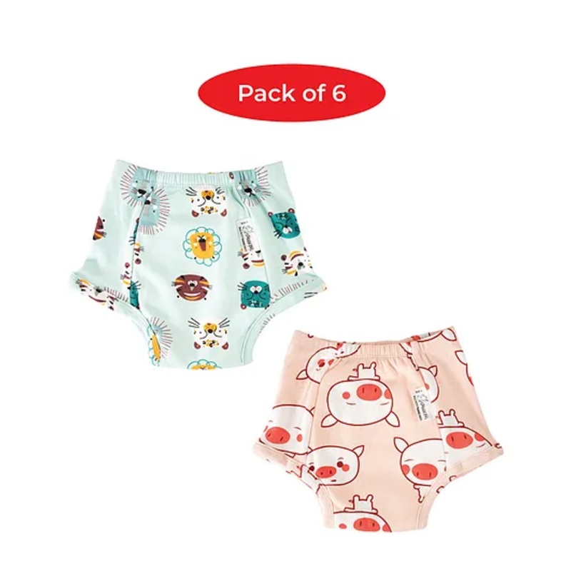 Snugkins Potty Training Pants for Kids. (Size 2, Fits 2-3 Years) – Pack 6