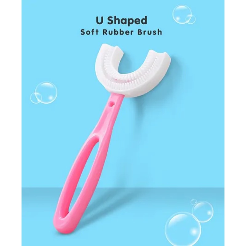 U – Shape Toothbrush – Pink