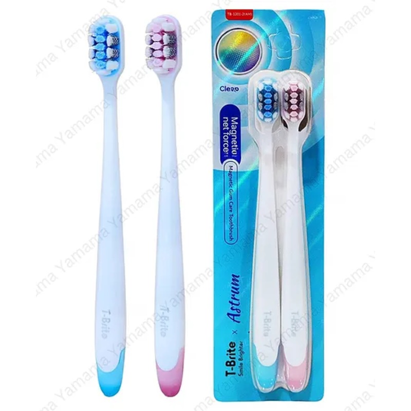 Yamama Astrum Tooth Brush Set Nebula Toothbrush for Kids and Adults, Extra Soft Bristles for Sensitive Teeth, Toothbrush Soft Bristles Manual Tooth Brush for Adults Set of 2 – Multicolor