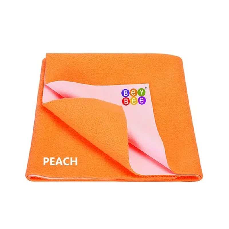 BeyBee Cotton Baby Bed Protecting Mat Medium – Peach