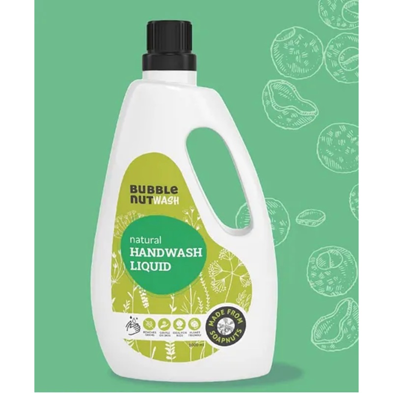 BubbleNut Wash  Natural & Organic Hand Wash Liquid (1000ml)