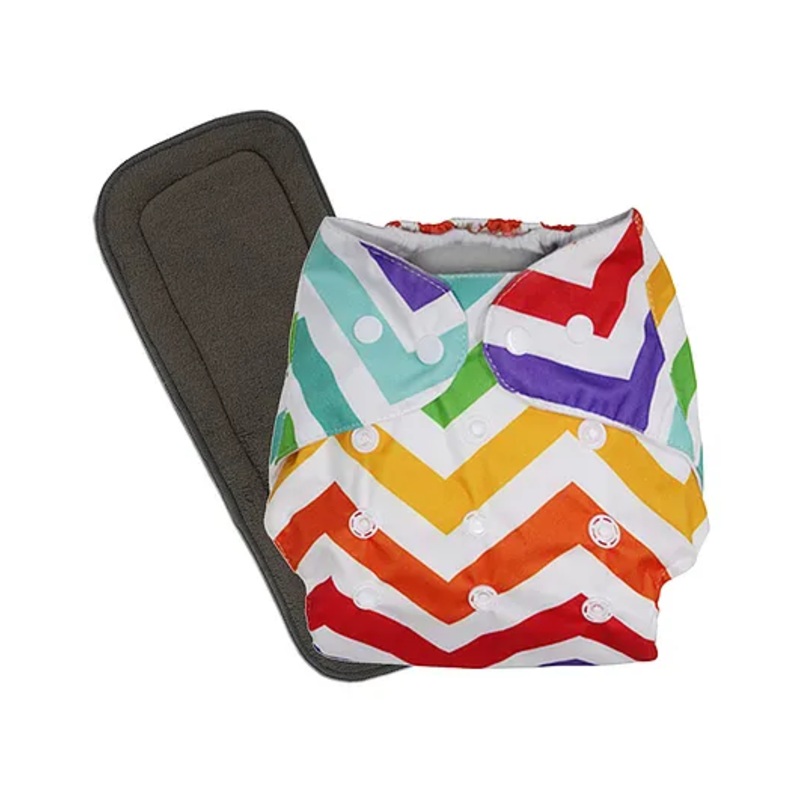 Fantasy India Washable Baby Diaper Premium Cloth Diaper Reusable Adjustable Size Waterproof Pocket Cloth Diaper Nappie – Multicolour