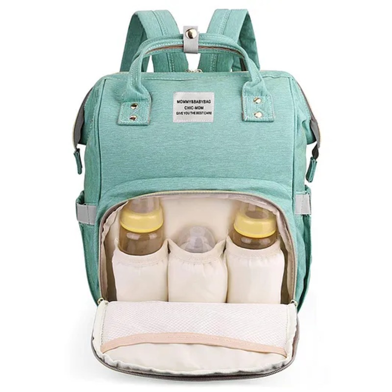 House of Quirk Diaper Bag Maternity Backpack –  Green