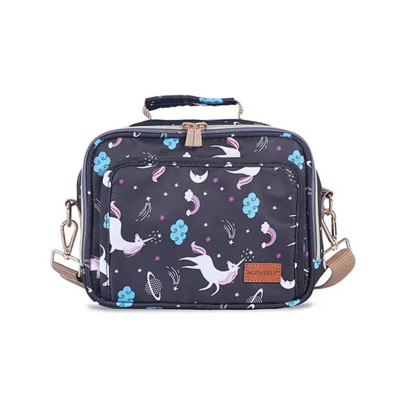 Motherly Mini Magic Diaper Bag for Mothers for Travel Small Maternity Handbag for Newborn Baby Mothers Travelling Bag Multiple Pockets Water Resistant Baby Bag (Unicorn Black)