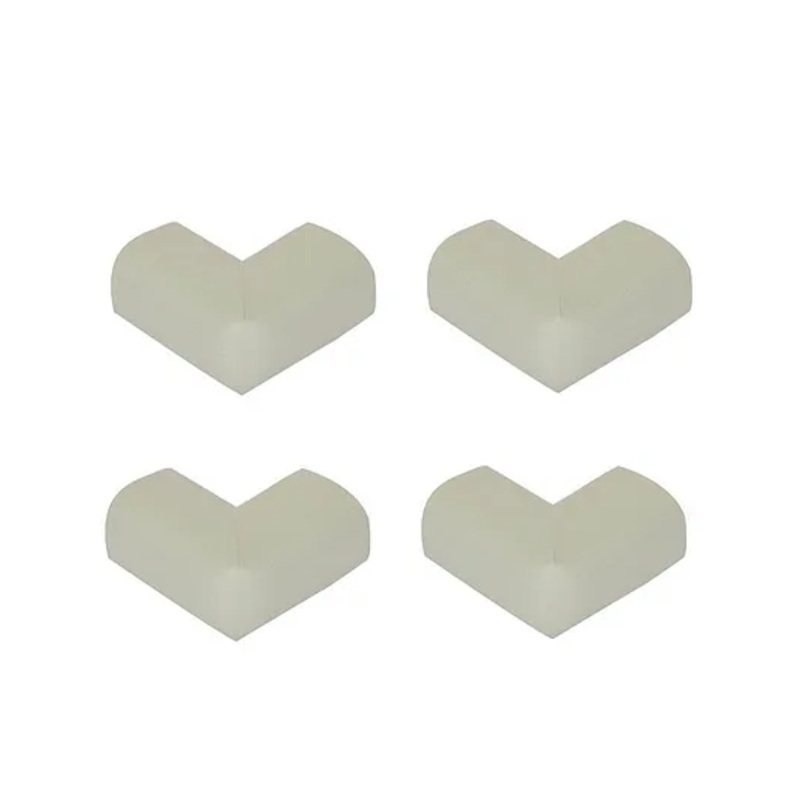 Safe-O-Kid High Density L-Shaped Medium Corner Guards Grey – Pack of 4