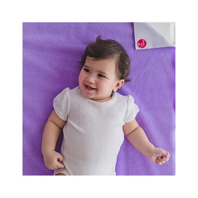 TIDY SLEEP Waterproof Baby Bed Protector Dry Sheet For New Born Babies- Babies Lilac (Medium)