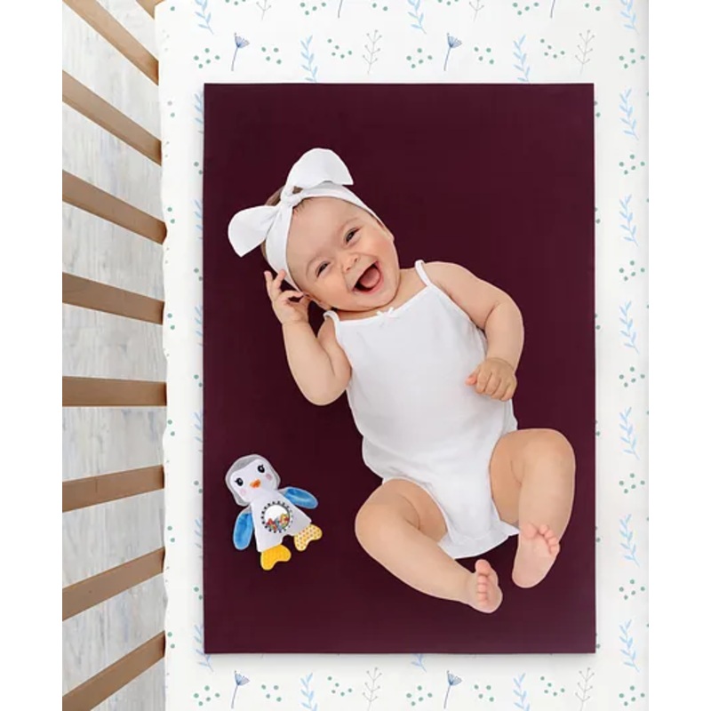 Zoe Dry Waterproof Bed Protector Sheet – Maroon